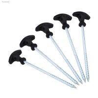 ◇☋ 5pcs Outdoor Camping Tent Pegs Nail 21cm Heavy Duty Carp Fishing Bivvy Nails Pegs Tent Accessories With Storage Bag