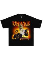 ผ้าฝ้าย 100%DRAKE CERTIFIED LOVER Boy VALKYRE เสื้อยืด【s-5xl