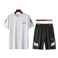 Fast Shipping Gifts Large -Size Summer Sports Sleeve MenS Loose Casual Fat Man Clothing With Whole Body Tide Plus