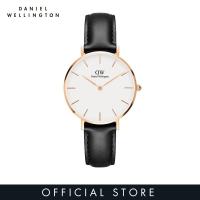 Daniel Wellington นาฬิกาเชฟฟิลด์สีขาวขนาด28มม.-ทองคำสีกุหลาบสำหรับผู้หญิง-นาฬิกาแฟชั่น-DW ของของแท้-แยม