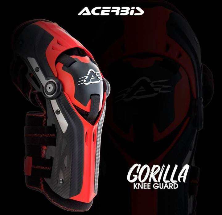 [A] ACERBIS GORILLA KNEE GUARDS การ์ดเข่า (ส่งฟรี) | Lazada.co.th