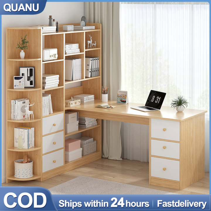 QUANU【READY STOCK】Study Writing Desk Computer Desk PC Laptop Table