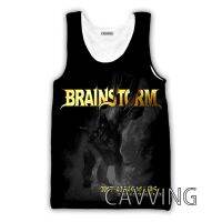 ใหม่แฟชั่นผู้หญิง/ผู้ชาย 3D พิมพ์ Brainstorm Band Tank Tops Harajuku เสื้อกั๊กฤดูร้อนเสื้อกล้ามเสื้อ Streetwear