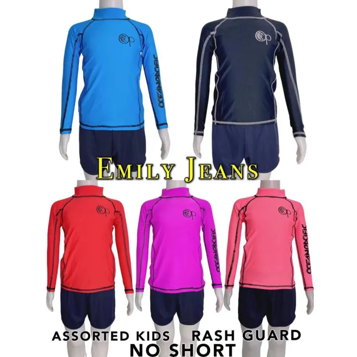 EMILY Ocean Pacific Rash Guard for Kids SUMMER OUTFIT SWIMWEAR Lazada PH