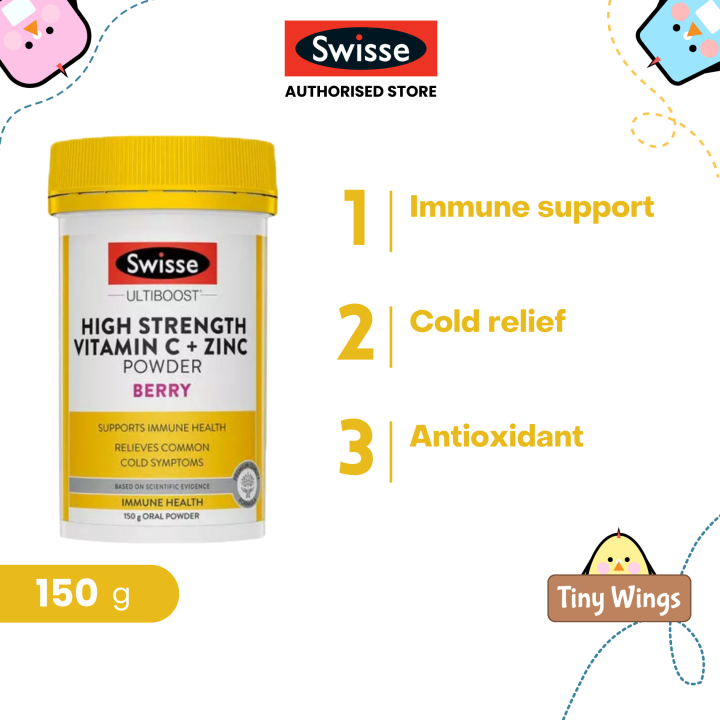 [Authorised Store] Swisse Ultiboost High Strength Vitamin C + Zinc
