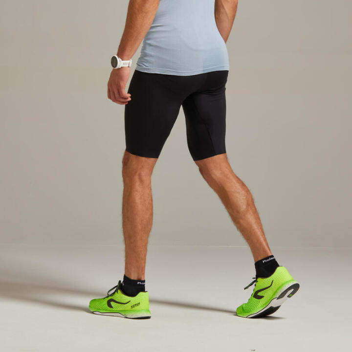 พร้อมส่ง-กางเกงขาสั้นรัดรูปใส่วิ่งสำหรับผู้ชาย-mens-running-tight-shorts