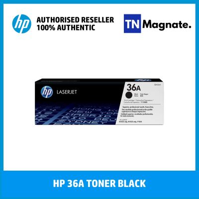 [หมึกพิมพ์เลเซอร์] HP 36A Black Original LaserJet Toner Cartridge CB436A (สีดำ)