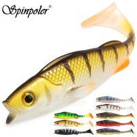 Spinpol Vigour Perch Fishing Lure 7cm 11cm 14cm Soft Bait Shad UV-Active Wobble Craft Rubber Fish Swimbait For Perch Pike Zander Accessories