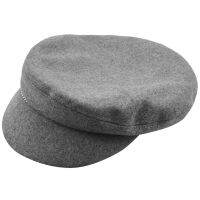 Women Octagonal Cap Newsboy Autumn Winter British Style Adjustable Warm Gift Beret Side Badge Retro