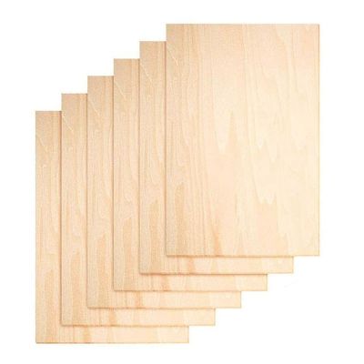 10Pcs House Wooden Crafts Plywood Sheets DIY Decro Wood Chips Balsa Toys Carving Plate Universal for Kids Model Making