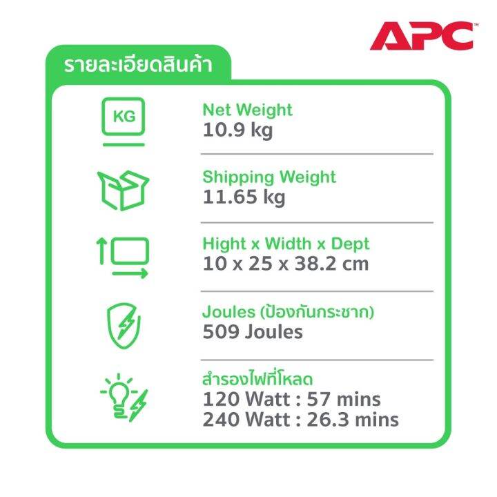 apc-back-ups-pro-br1600mi-1600va-watt-ups-for-gaming-เครื่องสำรองไฟ-เกมส์มิ่ง-จอ-lcd-แจ้งเตือนสถานะ-รุ่นใหม่ล่าสุด-สเปกใหญ่