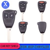 ที่เก็บกุญแจรถรีโมท Xinyuexin 2/3/4ปุ่มสำหรับเครื่องชาร์จ Dodge Dakota Durango Chrysler 300 Aspen Jeep Grand Cherokee Commande