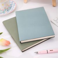 A5A6/B5 Soft Pu Leather 96/100 Sheets Notebook Journal Business Office Work Meeting Notepad Diary Planner School Stationery Note Books Pads