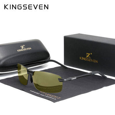 KINGSEVEN Sunglaases Men Photochromic Polarized Sunglasses Aluminum Frame UV400 Sun Glasses Male Eyewear Driving Glasses