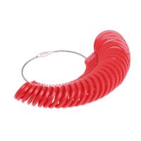 ✿INF✿Finger Ring Sizer Plastic Jewelry Making Measurement Mandrel Standard Size Tools