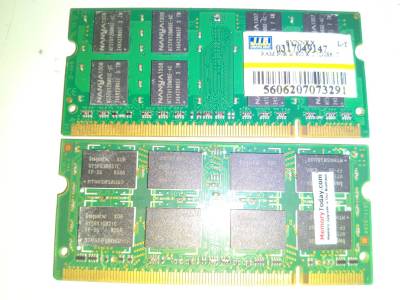 RAM  NOTEBOOK  2GB DDR 2 PC6400   ใช้ได้ไม่เสีย