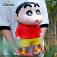 ชุดหุ่น Crayon Shin-Chan ขนาดใหญ่42ซม. คอลเลกชั่นตุ๊กตาเครื่องตกแต่งรถ Kado Ulang Tahun อนิเมะจำนวนจำกัด