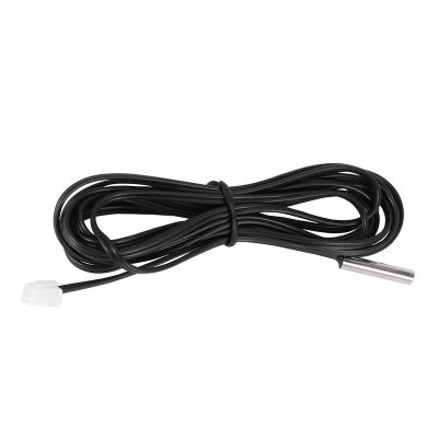 2 m NTC thermistor temperature sensor waterproof probe wire 10 K 1% 3950 black