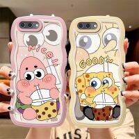 Spongebob squarepants OPPOa5 following from mens and womens new PBAM00 ultra-thin cartoon frosted wavy transparent soft shell