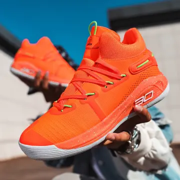 Stephen curry orange clearance shoes