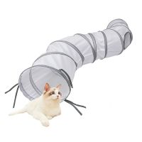 Cats Tunnel Foldable Pet Cat Toys Kitten Pet Training Interactive Fun Toy Tunnel Bored For Puppy Kitten Rabbit Play Tunnel Tube