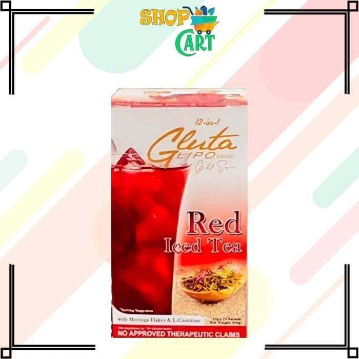 [Spot] Gluta Lipo Gold series Newest Flavor Red Iced Tea Weight loss
