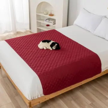 Waterproof Bedspread Washable Pets Dog Cat Kids Urine Pad Bed Sheet Covers  Quilted Mattress Pads Non-slip Mattress Protector