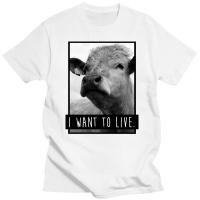 Want To Live Cow T Shirt Cow Cows Animals Farm Animals Animal Agriculture Vegetarian Vegan Animal Rights