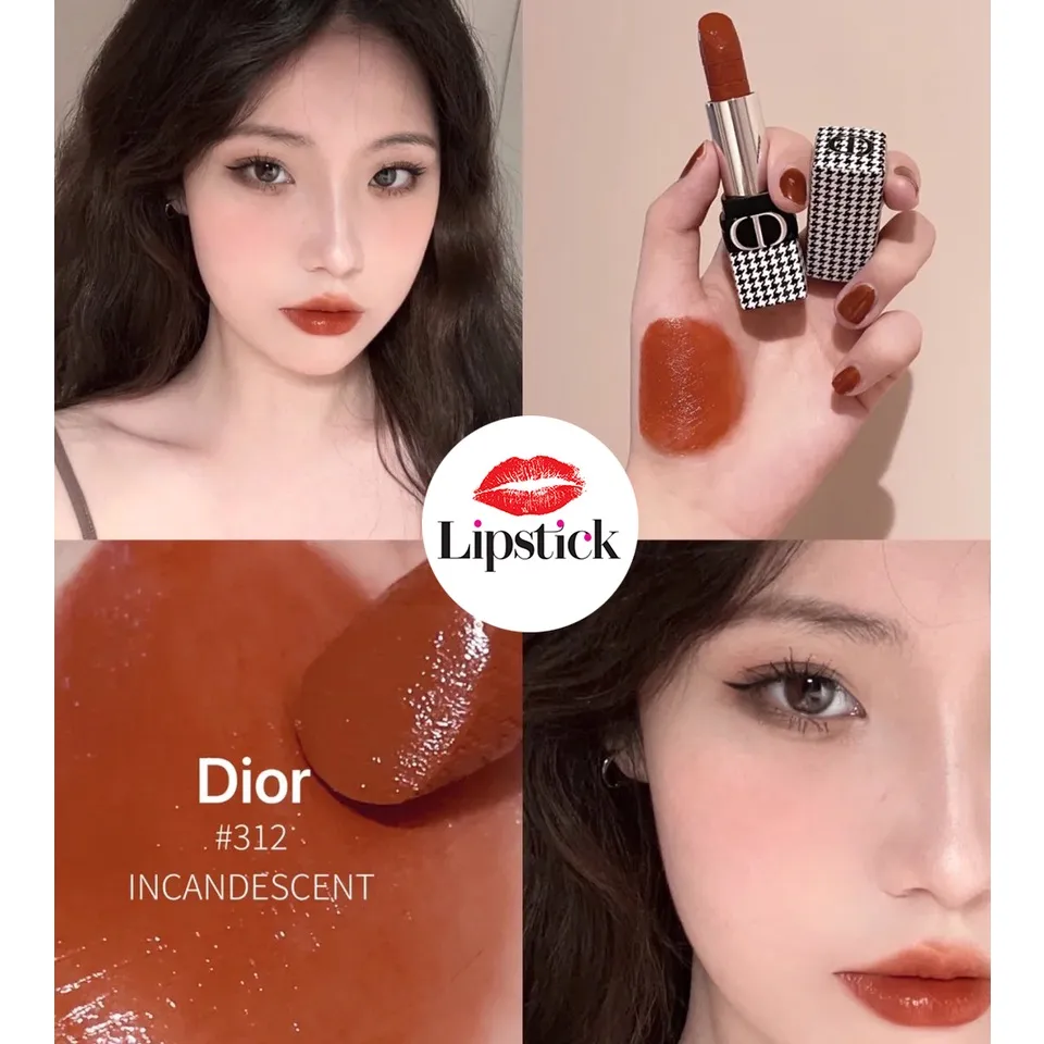 Son Dior 742 Solstice Rouge Dior Lip Balm Màu Đỏ Đất  Limited Edition
