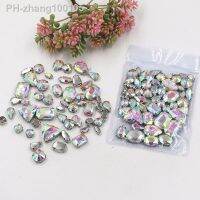 NEW Clothing accessories mixed shape crystal AB sew on claw glass rhinestones for wedding decoration/dress