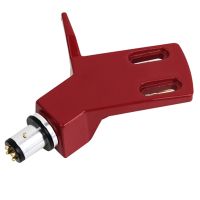 Turntable Headshell Aluminium Alloy Headshell Replacement Phono Stylus Cartridges Rack Red