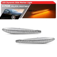 2x For Alfa Romeo 159 Sportwagon Typ Spider Boera Typ 939 Dynamic Amber Led Side Marker Blinker Lights Arrow Turn Signal Lamps