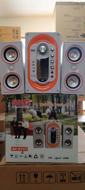 ถูกที่สุด-skg-ตู้ลำโพง-ซับวูฟเฟอร์-2-1-ch-1200w-รุ่น-av-8117-สีขาว-ส้ม-เล่น-วิทยุfm-am-usb-sd-card-บลูทูธ-ของแท้-สินค้าพร้อมส่งจร้าาาาาาา