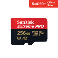 SanDisk Extreme Pro microSDXC, SQXCD 256GB, V30, U3, C10, A2, UHS-I, 200MB/s R, 140MB/s with Adaptor ( SDSQXCD-256G-GN6MA ) ( เมมโมรี่การ์ด ไมโครเอสดี การ์ด )