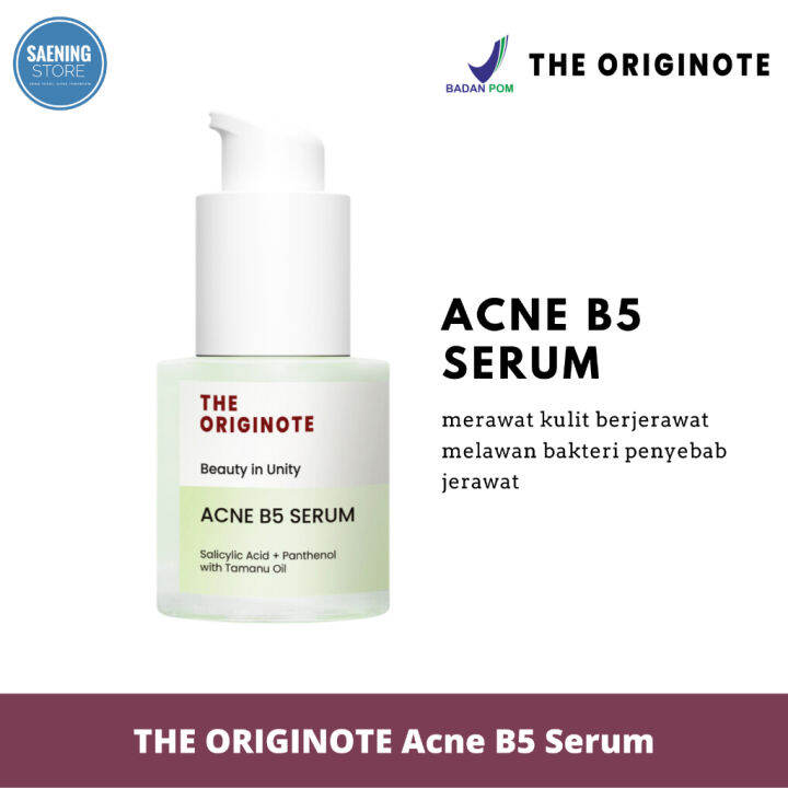 The Originote Acne B5 Serum Serum Anti Acne Anti Inflamasi untuk