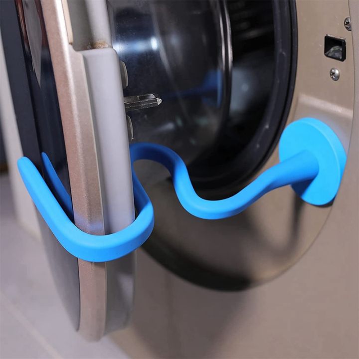 1-pcs-front-load-washer-door-prop-stop-washing-machine-door-prop-with-magnet-base-fits-washing-machines-blue