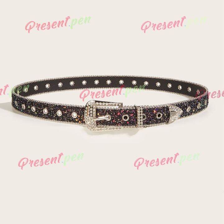 เข็มขัด-วินเทจ-rhinestone-สไตล์ยุโรป-bv214-belt