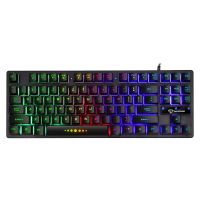 GK 10 mechanical keyboard 87 keys waterproof USB wired keyboard colorful backlit keyboard ergonomic wired game keyboard