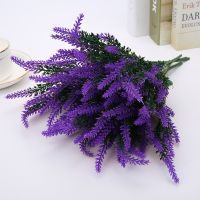 Artificial Flowers Purple Lavender Fake Plant For Wedding Home Garden Christmas Decoration Bridal Bouquet Household Products Spine Supporters