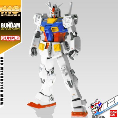 ⭐️ BANDAI GUNPLA MASTER GRADE MG 1/100 RX-78-2 GUNDAM VER KA ประกอบ หุ่นยนต์ โมเดล กันดั้ม กันพลา ของเล่น VCA GUNDAM