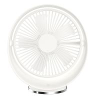 Desktop Fan Air Circulation Rechargeable Electric Fan Natural Wind USB Rechargeable 12 inches Angle Adjustable Table Fan