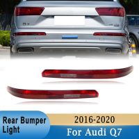 【ขายดี528 Oooozkhjue 】ลองใช้ไฟกันชนหลังสัญญาณไฟเลี้ยวไฟหยุดเบรกสำหรับ Audi Q7รุ่น2016-2020 EU พร้อมหลอดไฟ4หลอดไฟท้ายไฟสัญญาณด้านหลัง