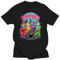 เสื้อใหม่ผู้ชาย Zombotubbies Teletubbie ผู้หญิงเสื้อยืด