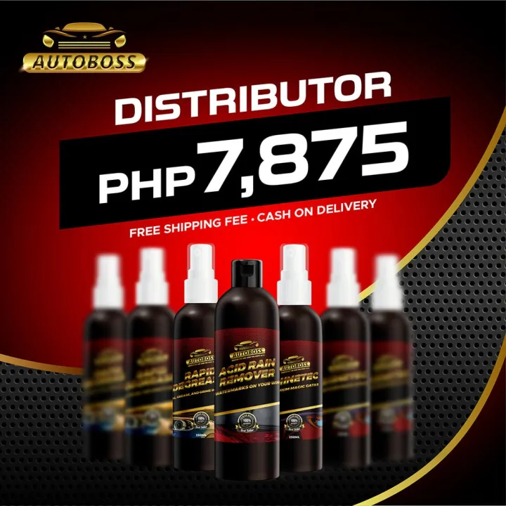 Auto Boss 15 Rapid Degreaser + 15 Acid Rain Remover all purpose cleaner watermarks remover