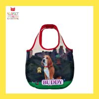 Kloset Etcetera  Begle Buddy in down town tote bag กระเป๋าคลอเส็ท กระเป๋าพิมพ์ลาย กระเป๋าถือ ผลิตจากผ้า Nylon  กระเป๋าแฟชั่นผู้หญิง กระเป๋าเอนกประสงค์