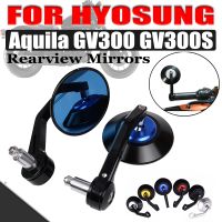 [HOT IUXKLKXLWSGH 551] สำหรับ HYOSUNG Aquila GV300S GV 300วินาที GV300 S 300วินาทีชิ้นส่วนรถจักรยานยนต์ย้อนยุคกระจกมองหลังกระจกมองข้าง H Andlebar บาร์ End มองหลัง