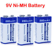 9V 6F22 Ni-MH แบตเตอรี่9V แบตเตอรี่แบบชาร์จไฟได้สำหรับมัลติมิเตอร์ e Alarm เครื่องตรวจจับโลหะไมโครโฟน9V NiMH Rechargeable Battery