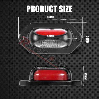 12โวลต์24โวลต์รถบรรทุก LED ป้ายทะเบียนแสงรถยนต์จำนวนแผ่นโคมไฟสำหรับเรือรถจักรยานยนต์ยานยนต์เครื่องบิน RV รถพ่วงภายนอกโคมไฟ