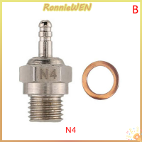 [RonnieWEN] ส่วนเครื่องยนต์ไนโตรจุดประกาย N4 N3 #8หัวเผาเครื่องยนต์สำหรับชิ้นส่วนรถ RC HSP จำนวน1ชิ้น