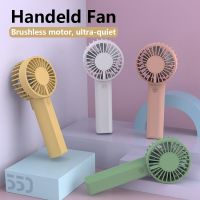 Ultra-quiet Mini Handheld Fan Usb Recharging Small Pocket Fan Portable Student Office Outdoor Travel 3 Speed Small Cooling Fans